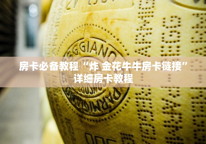 房卡必备教程“炸 金花牛牛房卡链接”详细房卡教程