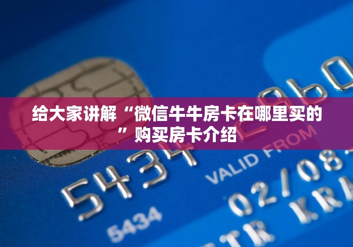 给大家讲解“微信牛牛房卡在哪里买的”购买房卡介绍 给大家讲解“微信牛牛房卡在哪里买的”购买房卡介绍