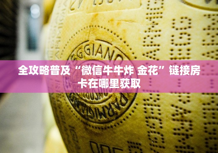 全攻略普及“微信牛牛炸 金花”链接房卡在哪里获取